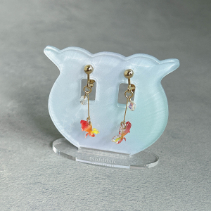 acrylic accessory（イヤリング）四季-金魚-